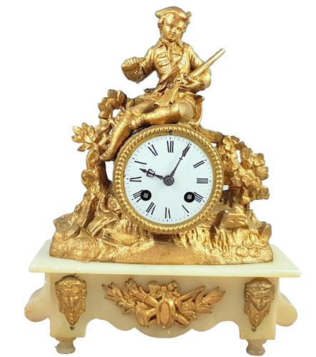 Antico orologio camino - da,