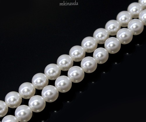 Filo perle bianche - perle, pure