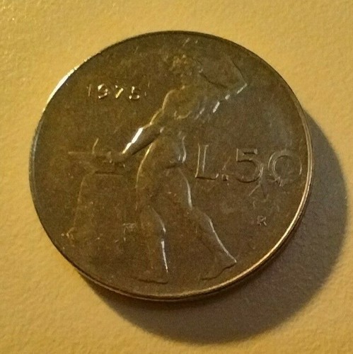 Moneta lire 1975 - 50,