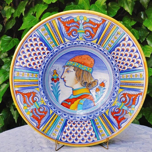 Piatto decorativo ceramica - piatto,