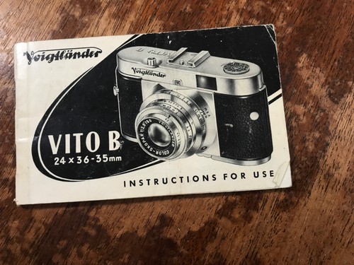 Voigtlander vito manuale - voigtlander,