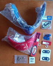 Set Casco Vintage NOS Arai Peak + Faceguard Motocross Evo Enduro MX primi anni 80