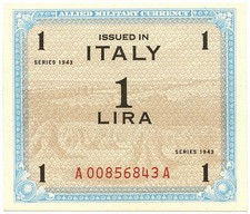 1 LIRA OCCUPAZIONE AMERICANA