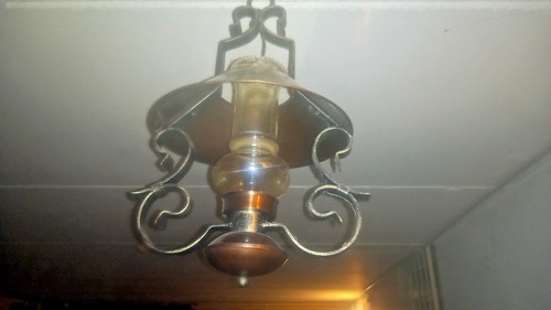 Lampadario ferrobattuto - , e