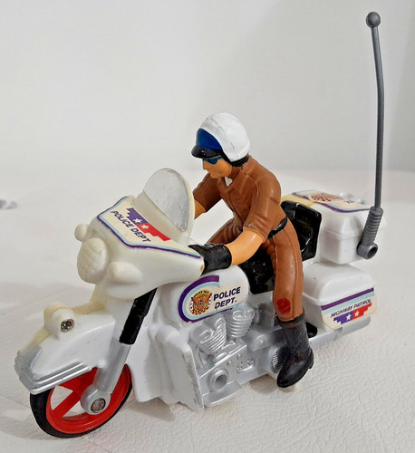 Moto giocattolo vintage police - giocattolo,