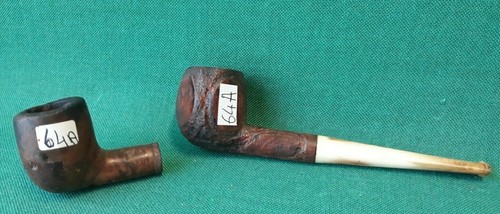 Vecchia pipa legno marcata - vecchia,