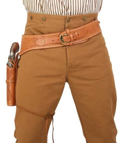 Western gun holster belt - gun,