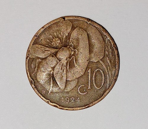 Centesimi 1924 italia - 10,