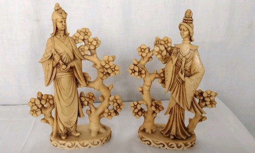 Coppia statuette orientali - coppia,