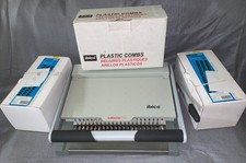 IBICO ibiMaster 300 Punzonatrice e rilegatrice per carta con 3 scatole di pettini