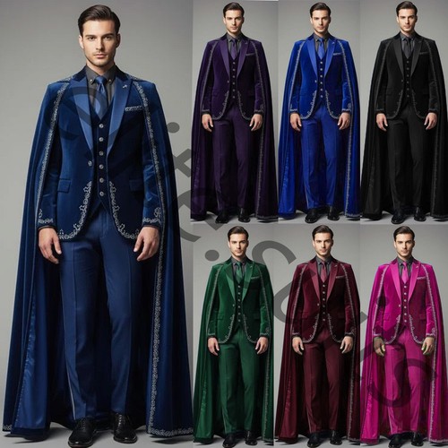 Abito uomo moda con - , mantello