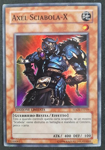 Axel sciabola super rara - axel, in