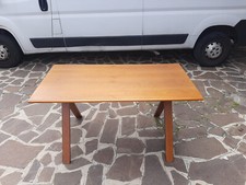 Bel Tavolo o scrivania  vintage  in rovere originale anni '70