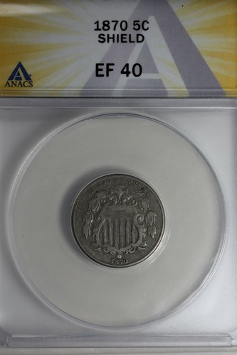 1870 anacs 40 scudo - .05,