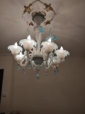 Lampadario di Murano Antico, Modello Ca’ Rezzonico, in Vetro Soffiato