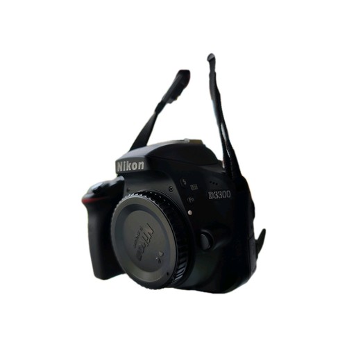 Nikon d3300 with - lens, and