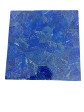 Tavolo da balcone quadrato lapislazzuli bancone bar scrivania cristallo pietra preziosa decorazione lusso