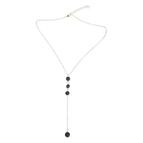 Collana con ciondolo pietra - collana,
