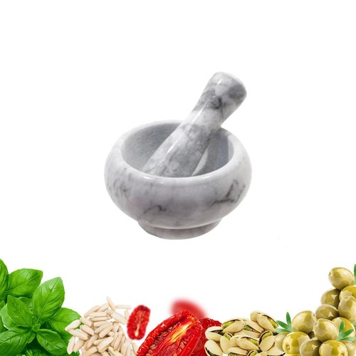 Mini mortaio pestello marmo