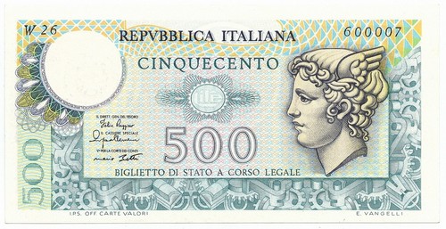 500 lire biglietto stato - biglietto, di