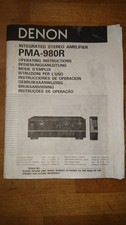 Denon PMA-980R Manuale di