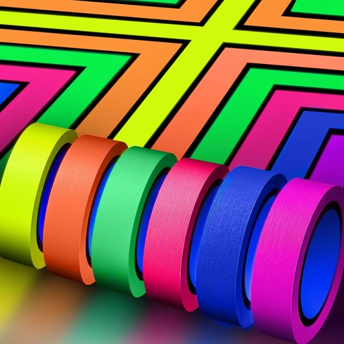 Rotoli nastro neon uv - rotoli,