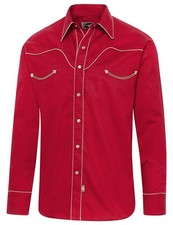 Camicia Country Western Rossa