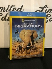 GREAT MIGRATIONS -cofanetto blu ray-National Geographic -3 dischi+3 booklet-
