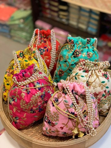 Pezzi borsa donna - borsa, ricamata