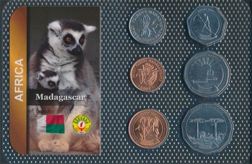 Monete madagascar brillant - monete,