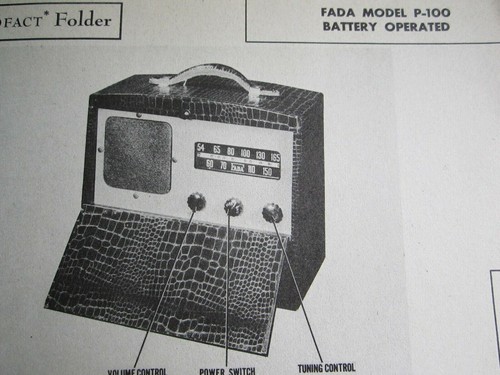 Fada 100 radio - p-100,
