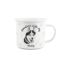 Tazza Smaltata Husky -