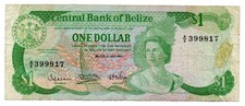 BELIZE - BANCONOTA DA 1