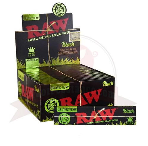 Cartine raw black organic - cartine, king