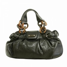 Borsa a mano Salvatore Ferragamo in pelle 2 vie nera argento vintage autentica