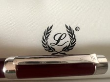 🔴 LABAN penna stilografica Britannia lacca blordeaux pennino M nuova NOS
