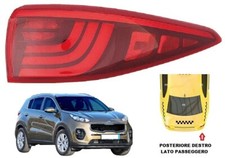 FANALE FANALINO POSTERIORE DX ESTERNO A LED KIA SPORTAGE 2016-2018 NUOVO