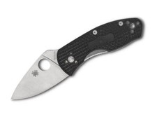 Coltello pieghevole Spyderco Ambitious Lightweight Black PlainEdge ✔️ 01SP1205