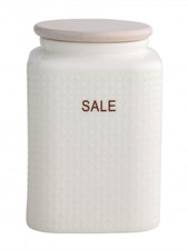 Barattolo Sale Porcellana