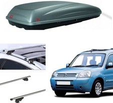 BOX AUTO PORTAPACCHI G3 KRONO 480+BARRE ALLUMINIO PER CITROEN BERLINGO ANNO 2002