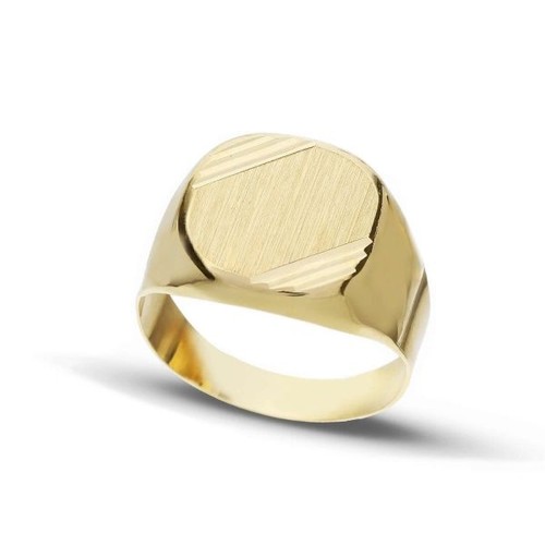 Anello scudo quadrato da - anello, a