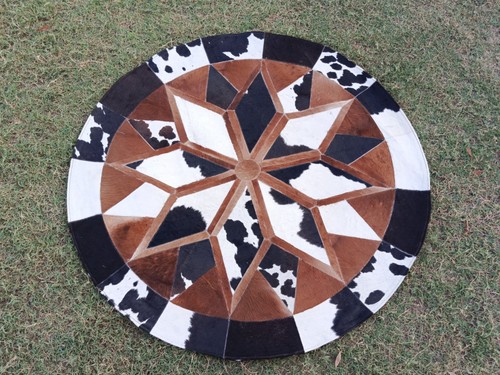 Tappeto rotondo patchwork - , in