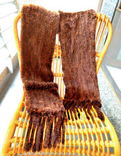 vera pelliccia stola coniglio lunghissima 243 cm!!! ITALIANO  rabbit fur stole 