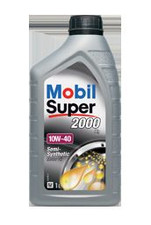 Olio 10w40 MOBIL Super 2000 lattina da 1 litro