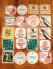 Lotto 20 Sottobicchieri Vintage Birra Bar Pubblicità German Australia Pub