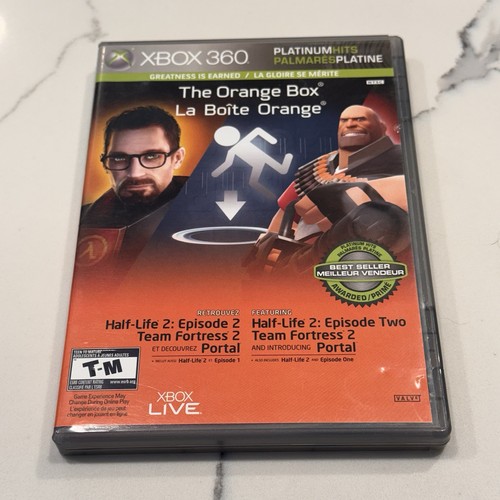 The orange box - orange, half