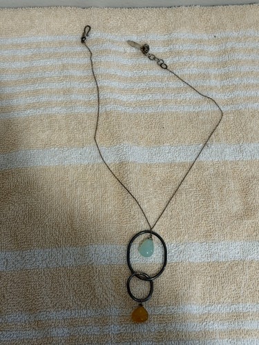 Collana doppio cerchio argento