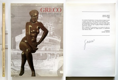 Emilio greco autografato - emilio,