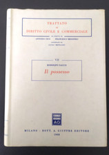 Rodolfo Sacco: "Il possesso" Ed. Giuffrè f824