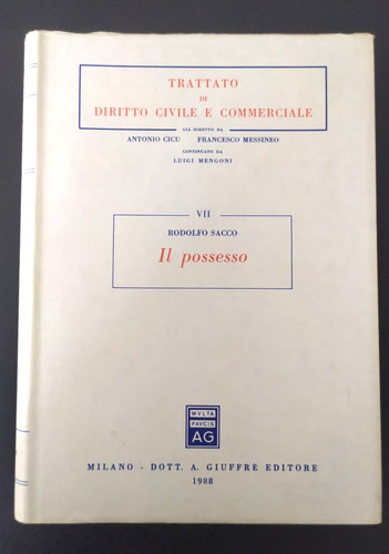 Rodolfo sacco possesso - rodolfo, "il